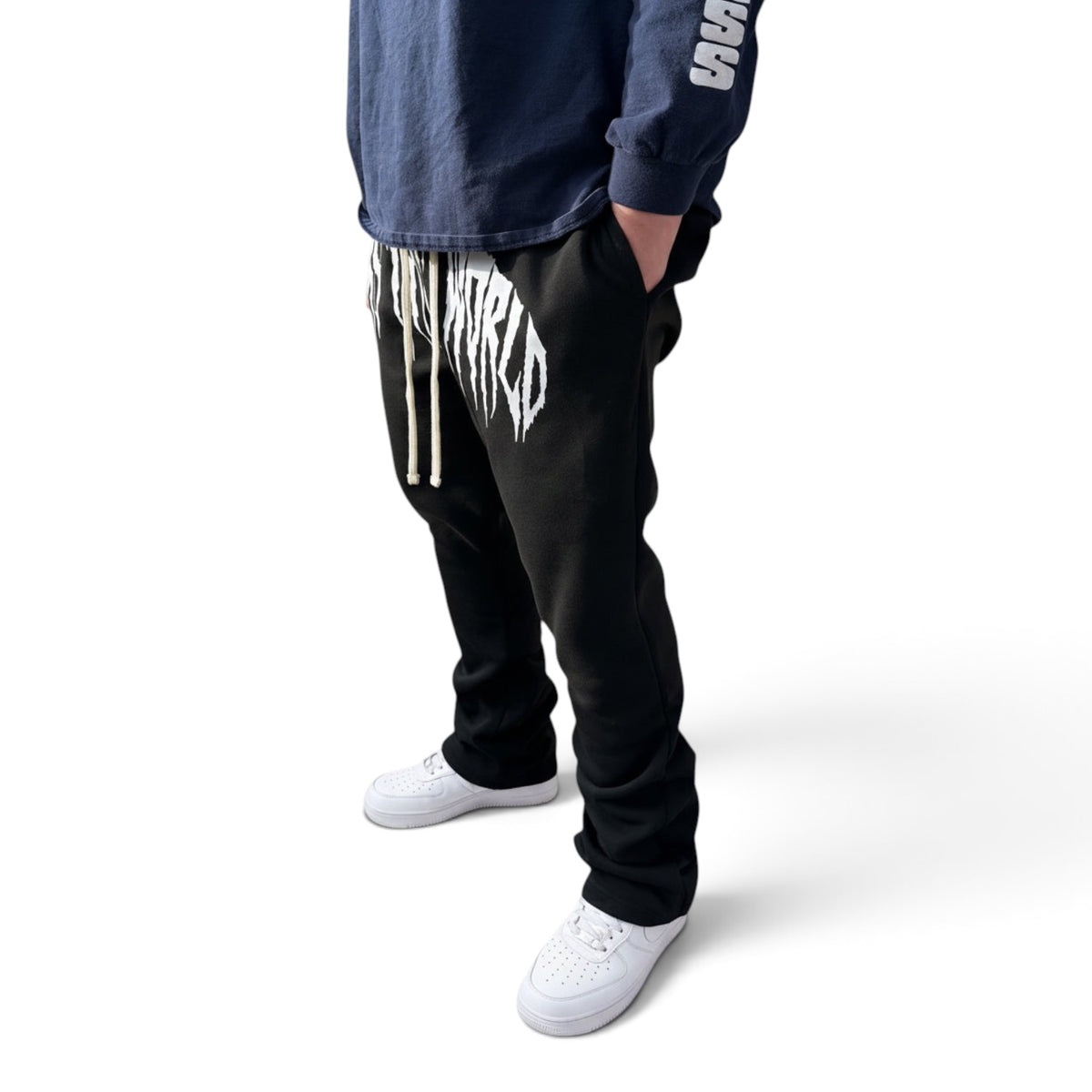 Gothic Stacked Sweatpants